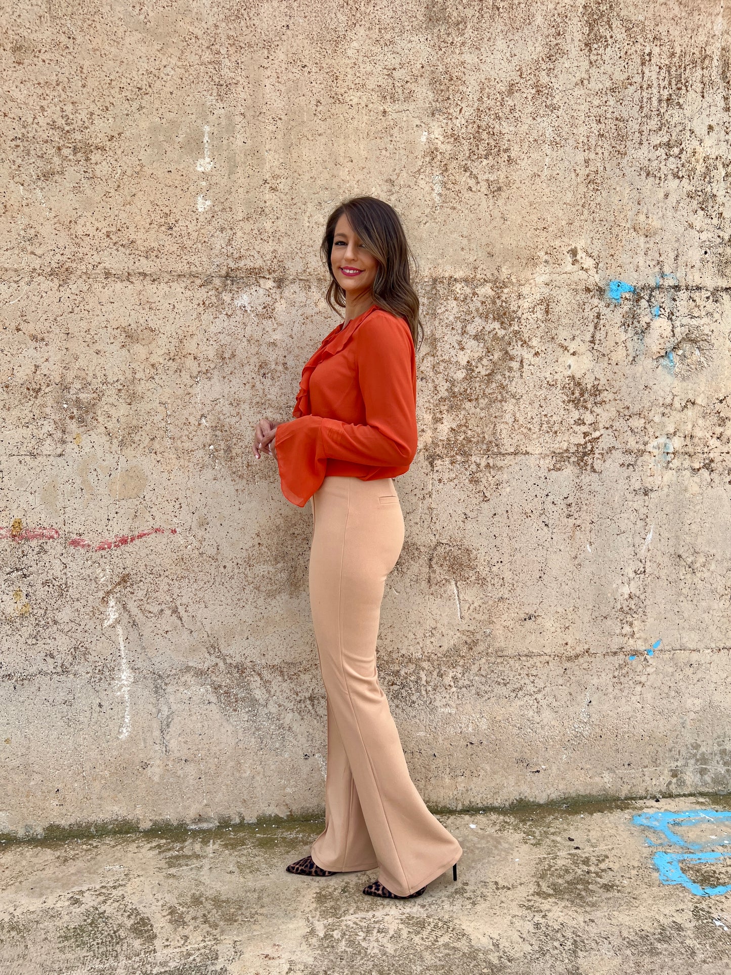 Pantalón Berta Camel