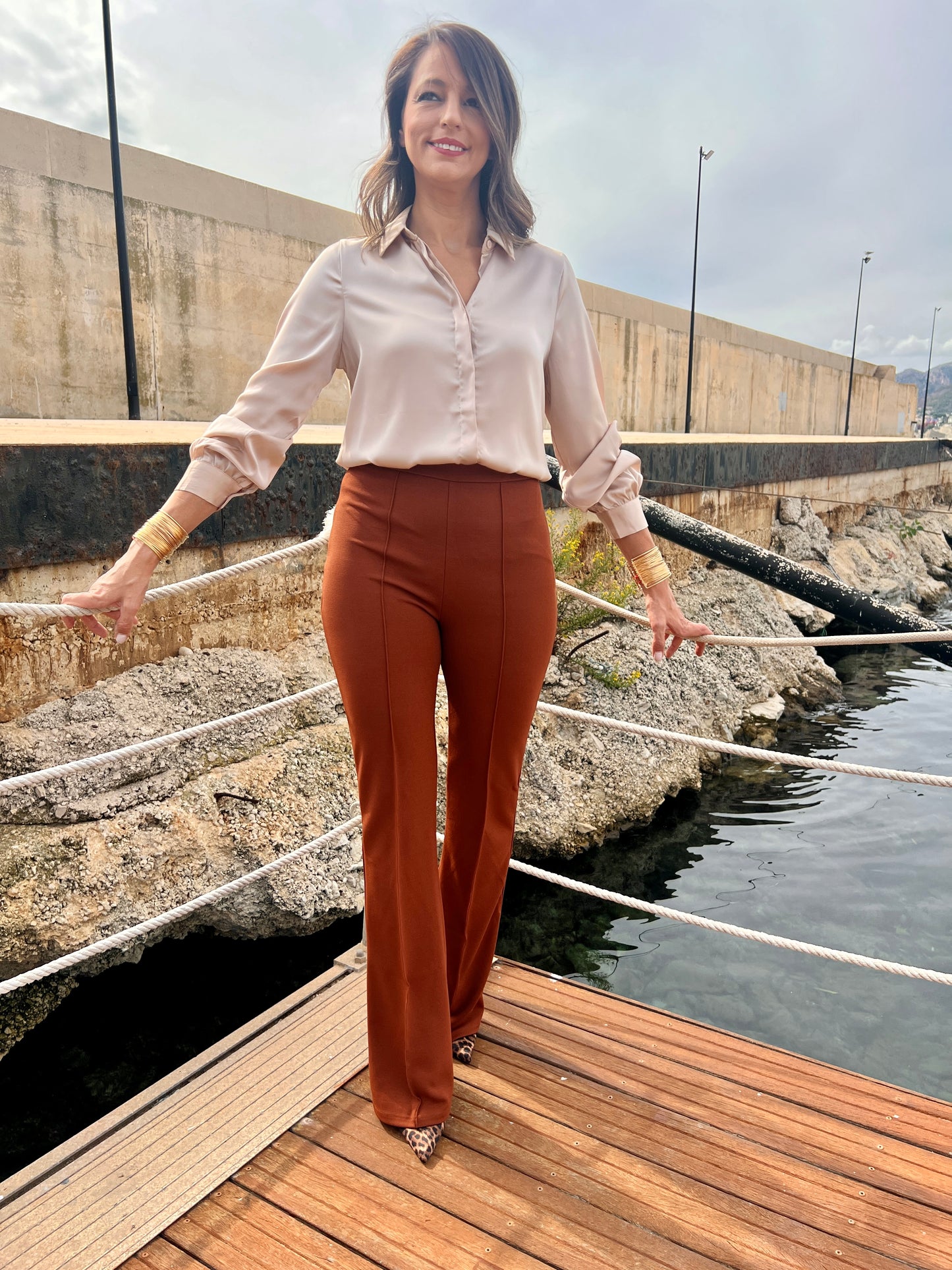 Pantalón Berta Marrón