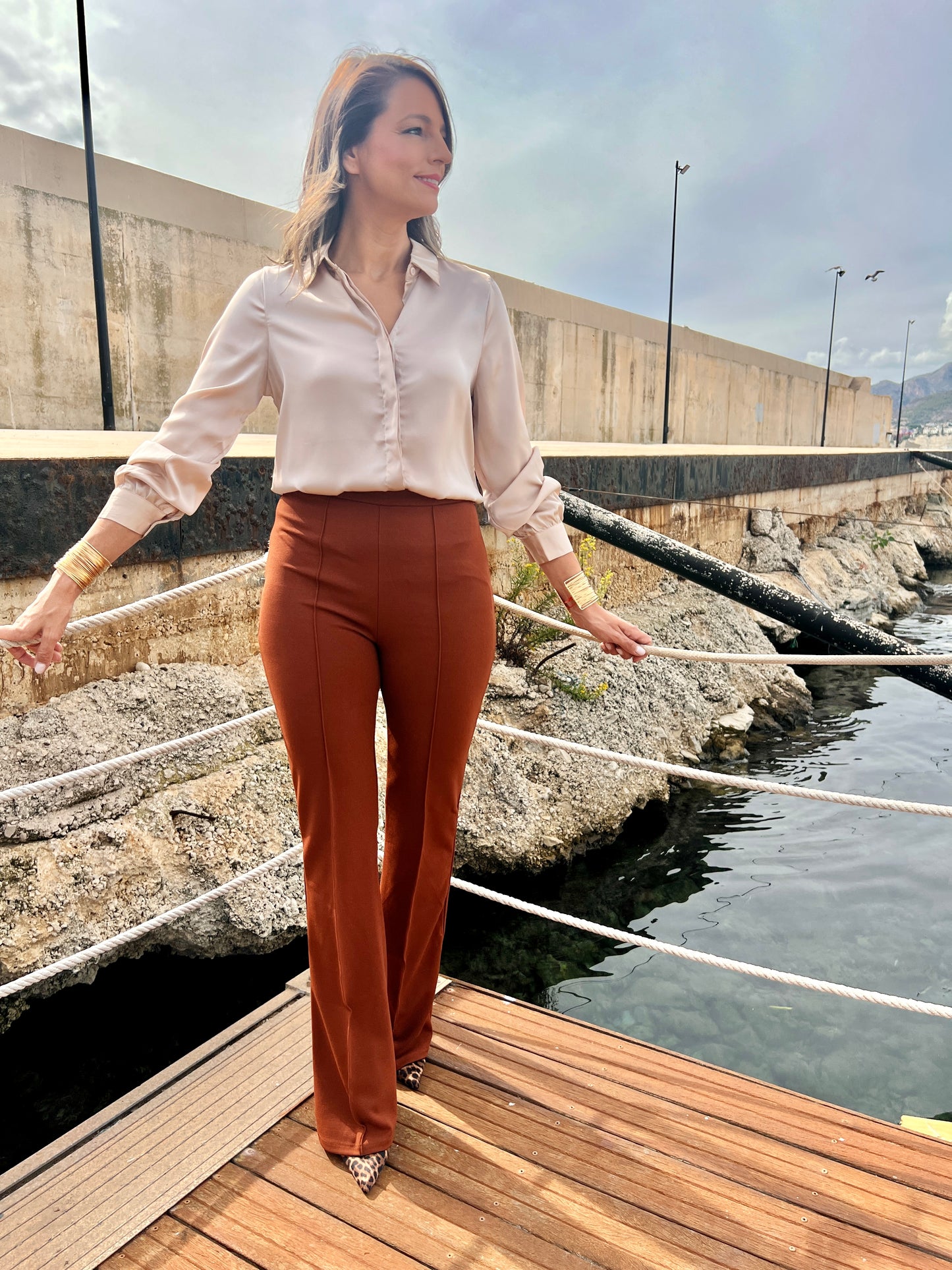 Pantalón Berta Marrón